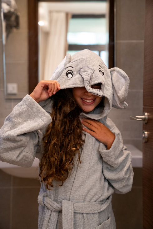 Snuggs Animal kids Bathrobe Elephant